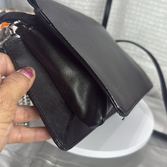 (E4) Victoria's Secret Glam Rhinestone Fringe Convertible Crossbody - Picture 11 of 16